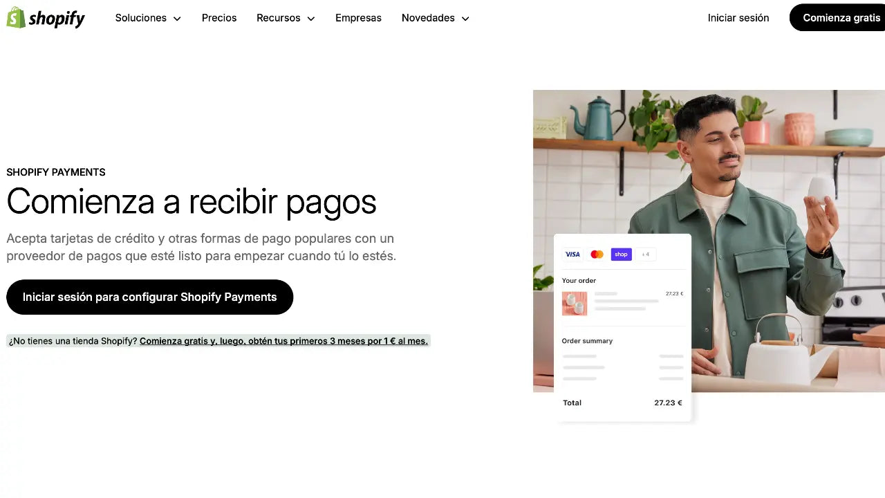 Cómo ACTIVAR Shopify Payments