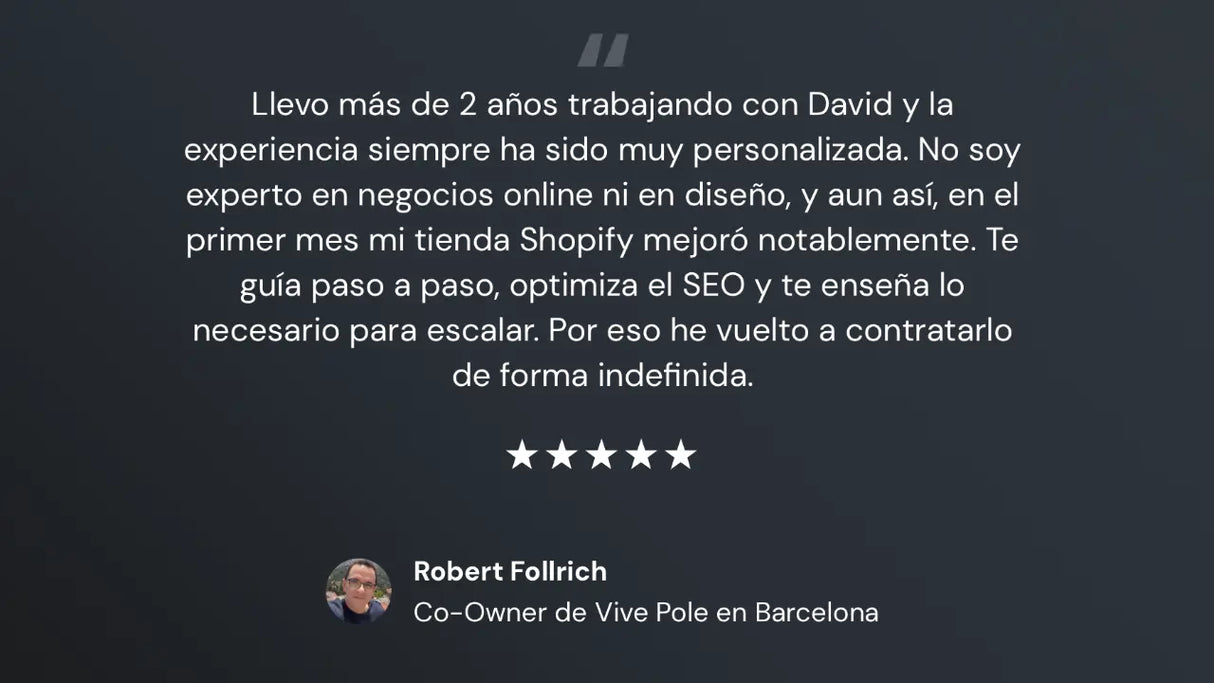 Programador Shopify Opiniones