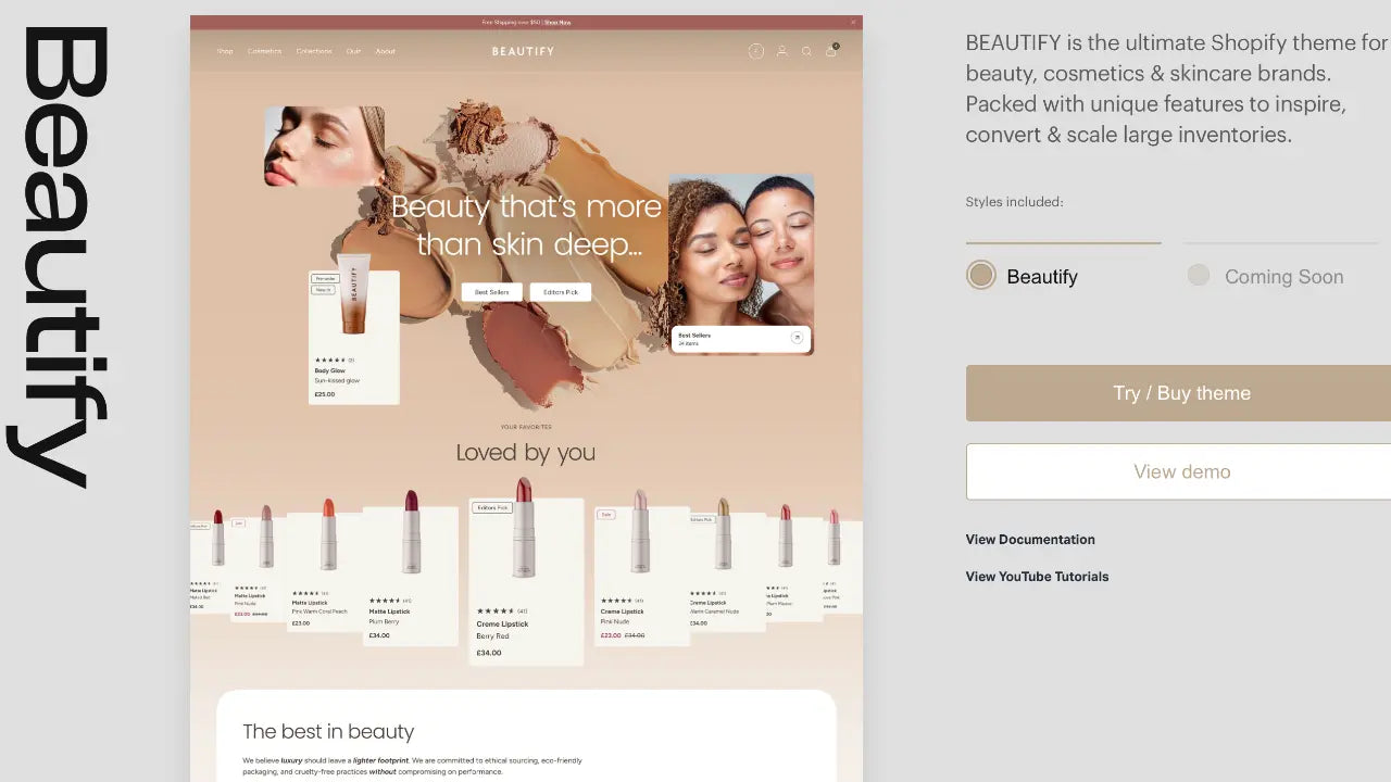 BEAUTIFY Shopify Theme