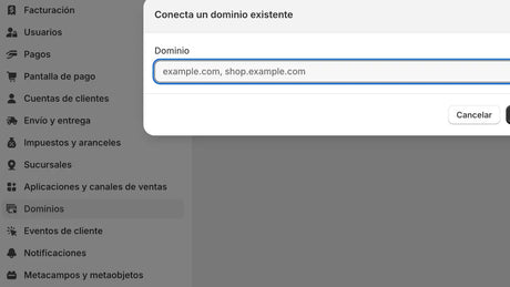 Cómo CAMBIAR DOMINIO en Shopify