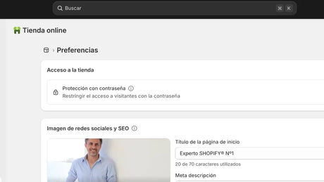 Cómo poner Shopify en MANTENIMIENTO