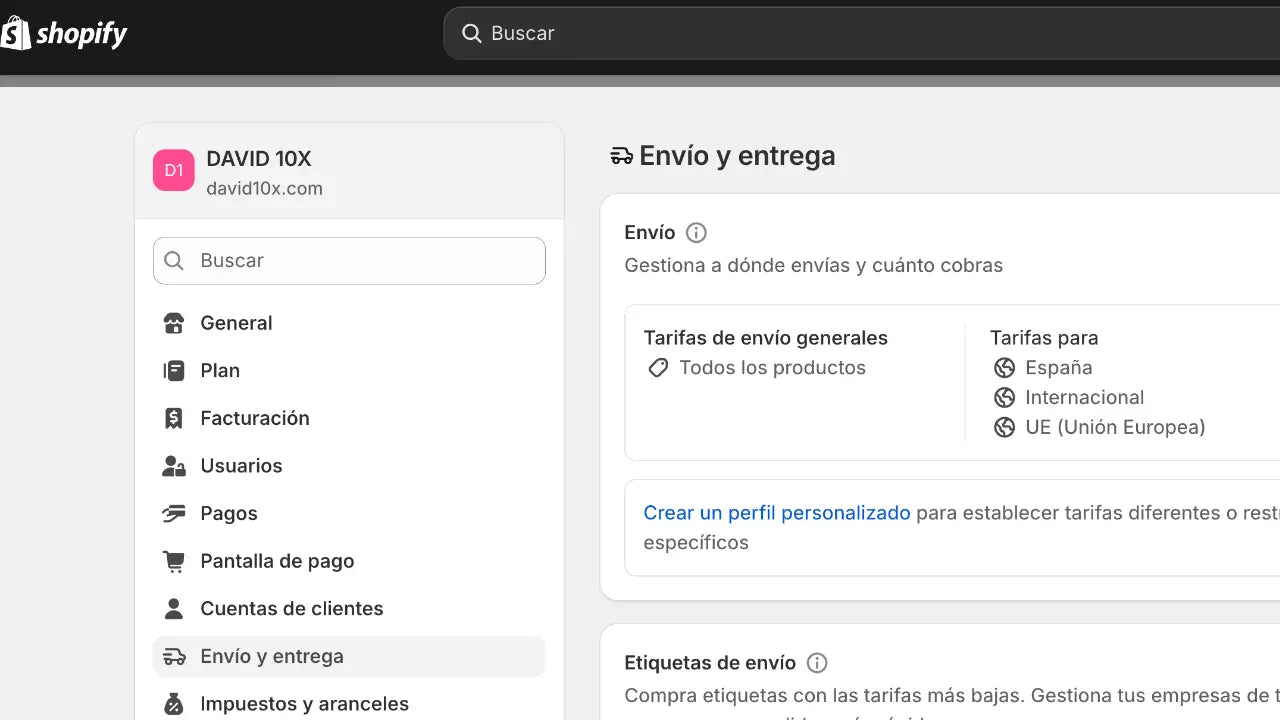 Cómo usar Shopify EN ESPAÑOL