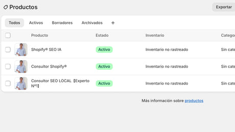 ¿Cuántos productos puedo agregar a Shopify?