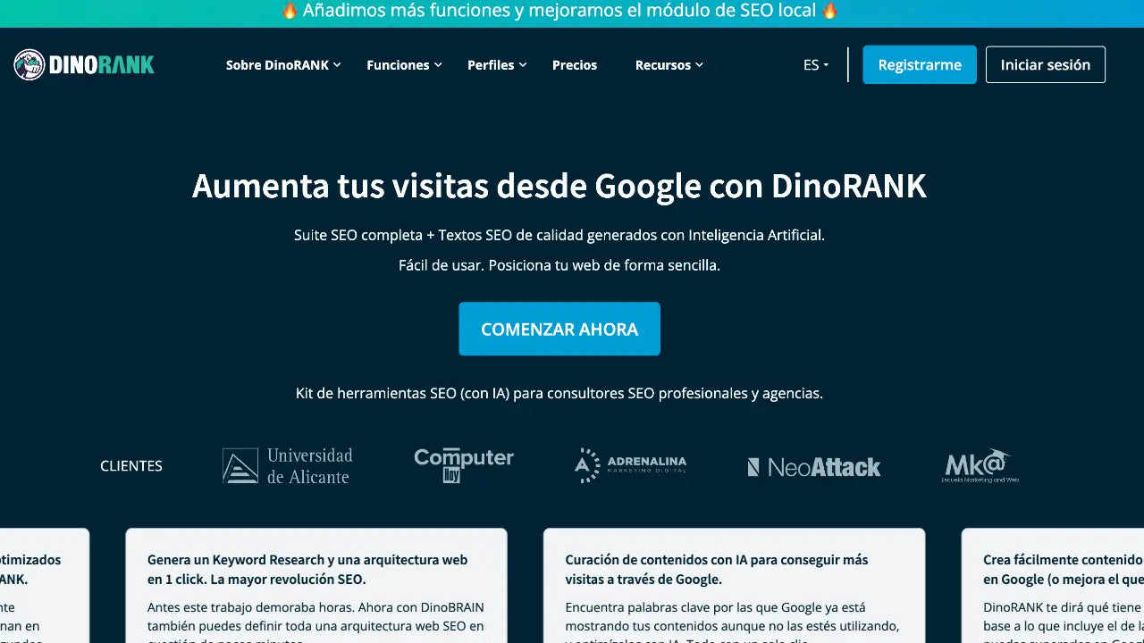 DESCUENTO DinoRANK