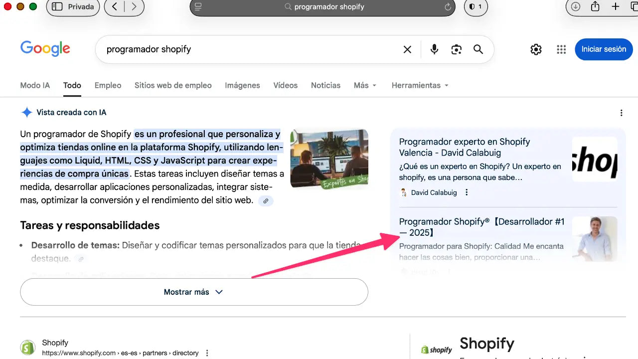 ¿Quieres que tu Tienda Shopify se recomiende en las AI Overviews de Google?