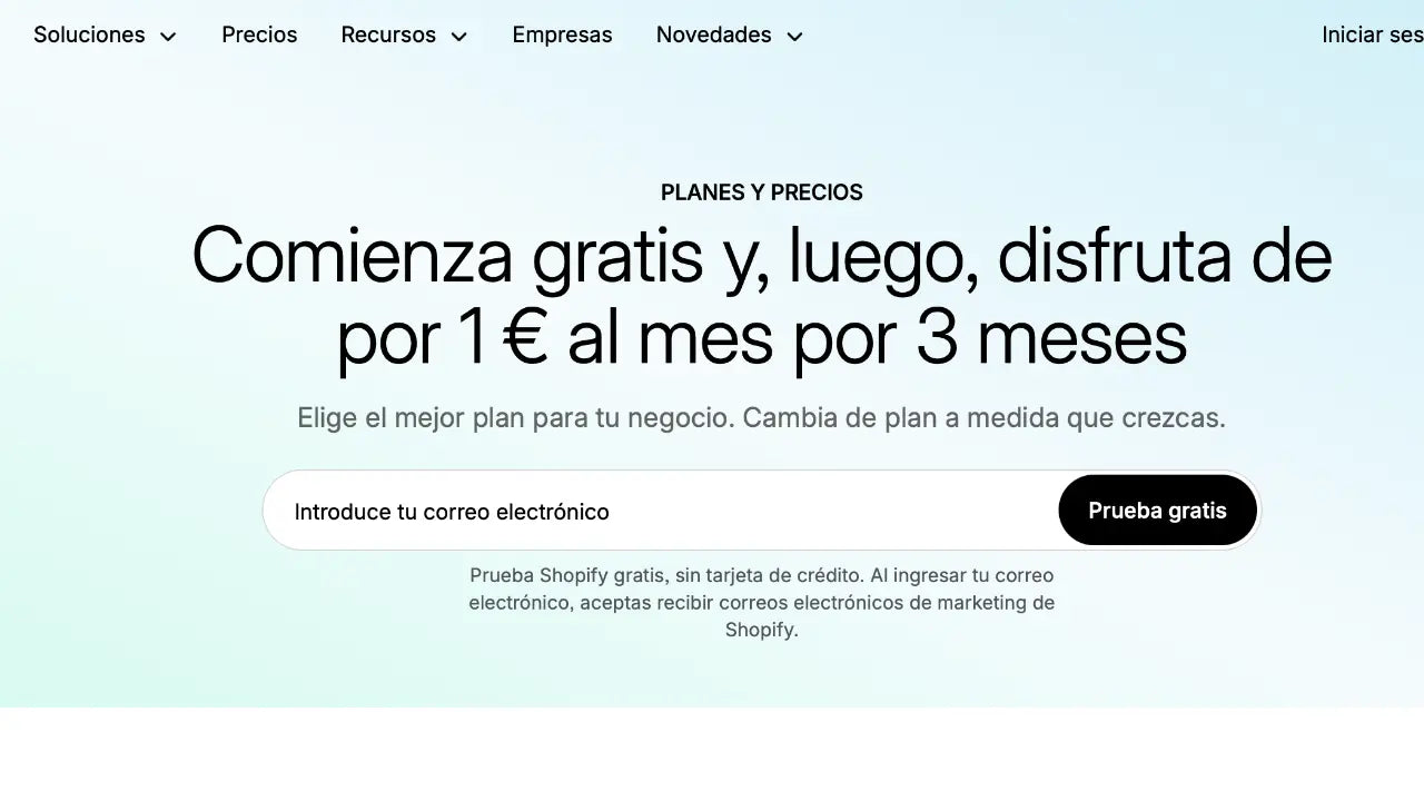 Shopify 1 EURO