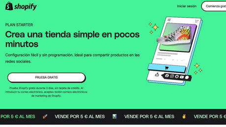 Shopify MÁS BARATO