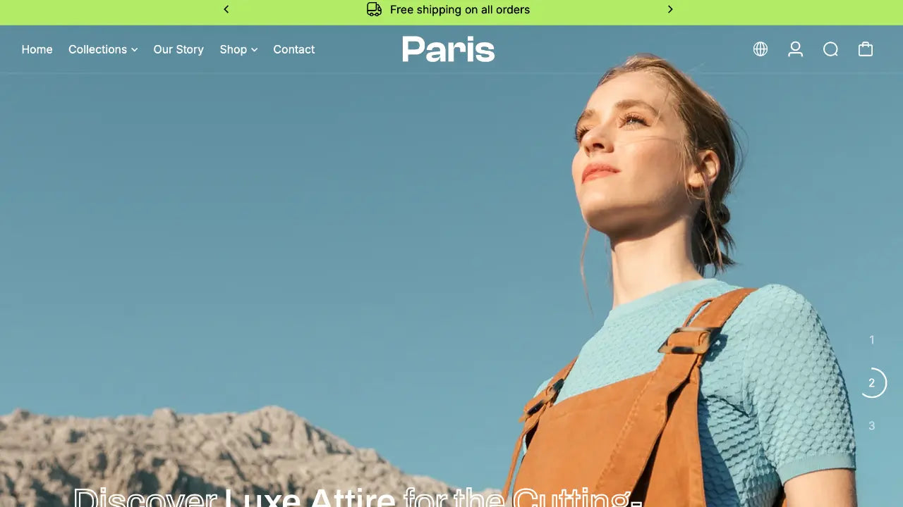 Shopify PARIS Theme