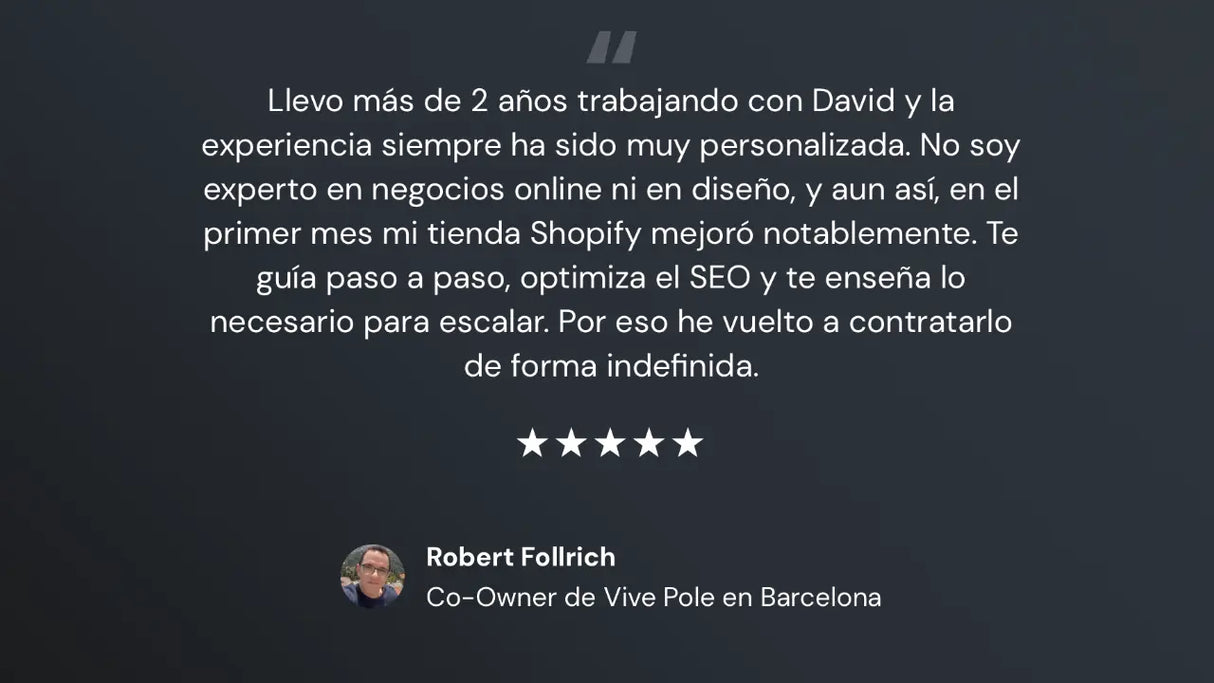 Consultor SEO Local Barcelona Testimonios