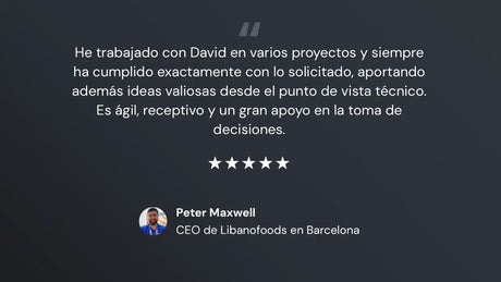 Consultor Shopify Testimonio